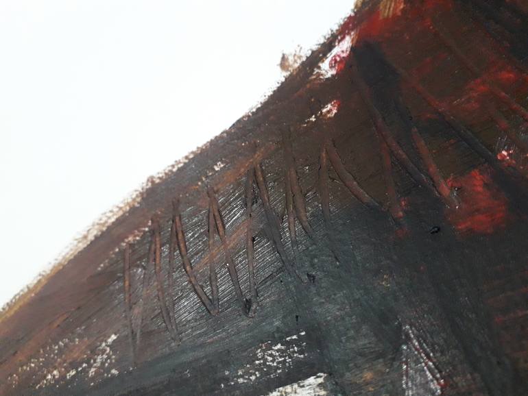 Original Abstract Expressionism Abstract Painting by Anin N