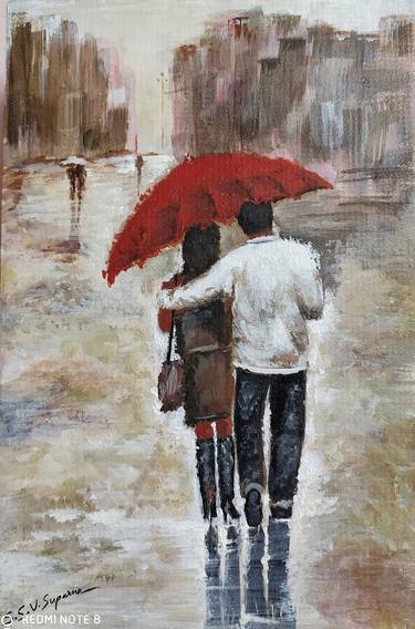 Print of Love Paintings by Suppy Krishna
