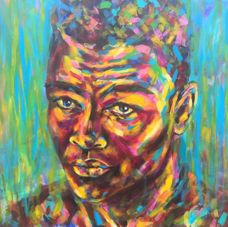 Muhammad Ali Painting by Julia Koenig | Saatchi Art