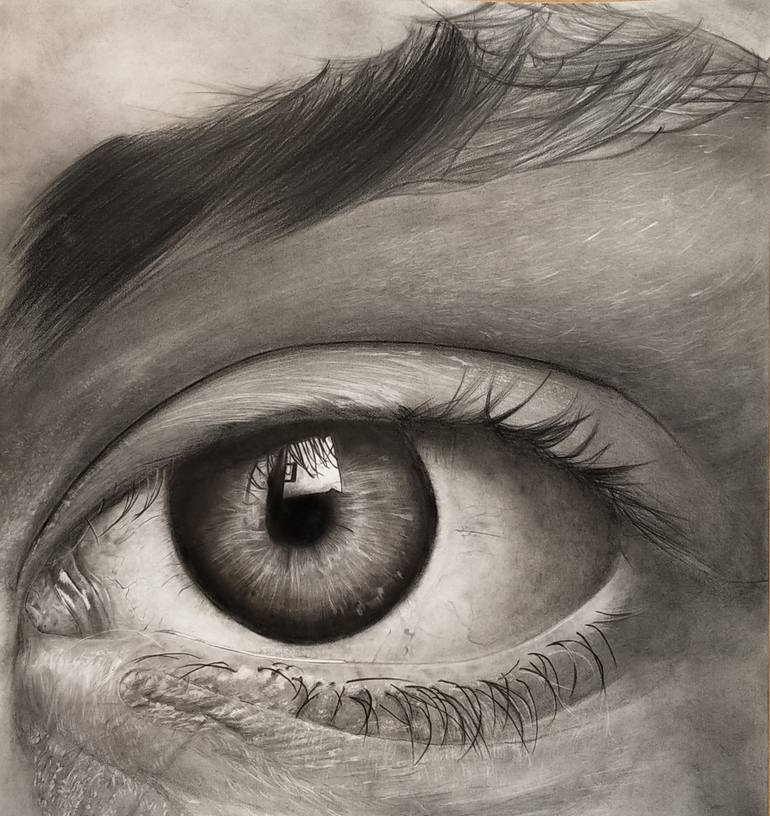 Eye Drawing by Nayan Badrakiya Saatchi Art Austria