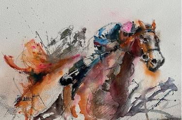 Original Impressionism Horse Paintings by Diann Benoit Jameyfield