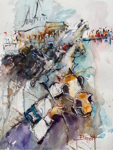 Original Impressionism Sports Paintings by Diann Benoit Jameyfield