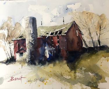 Original Impressionism Rural life Paintings by Diann Benoit Jameyfield