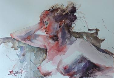 Original Figurative Nude Paintings by Diann Benoit Jameyfield