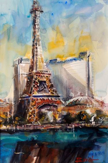 Original Cities Paintings by Diann Benoit Jameyfield