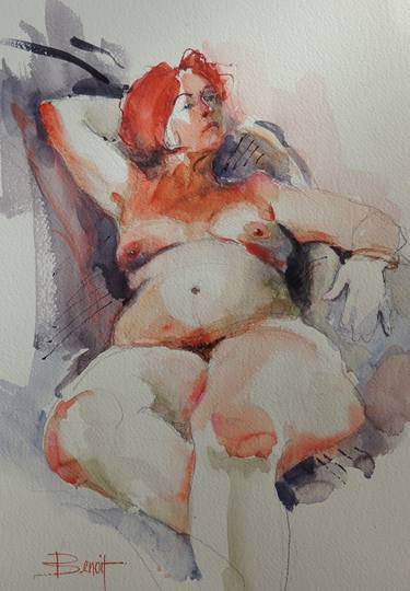 Original Impressionism Nude Paintings by Diann Benoit Jameyfield