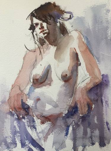 Original Figurative Nude Paintings by Diann Benoit Jameyfield