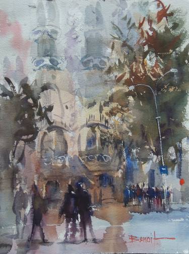 Original Impressionism Cities Paintings by Diann Benoit Jameyfield