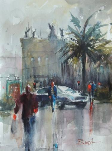 Original Impressionism Cities Paintings by Diann Benoit Jameyfield