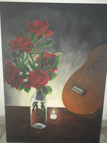 Original Realism Still Life Painting by Sarah Taleb