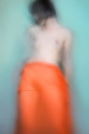 Saatchi Art Artist gi bi; Photography, “Lady with orange gown - Limited Edition of 10” #art