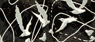 Original Abstract Animal Painting by Alexander Oligerov