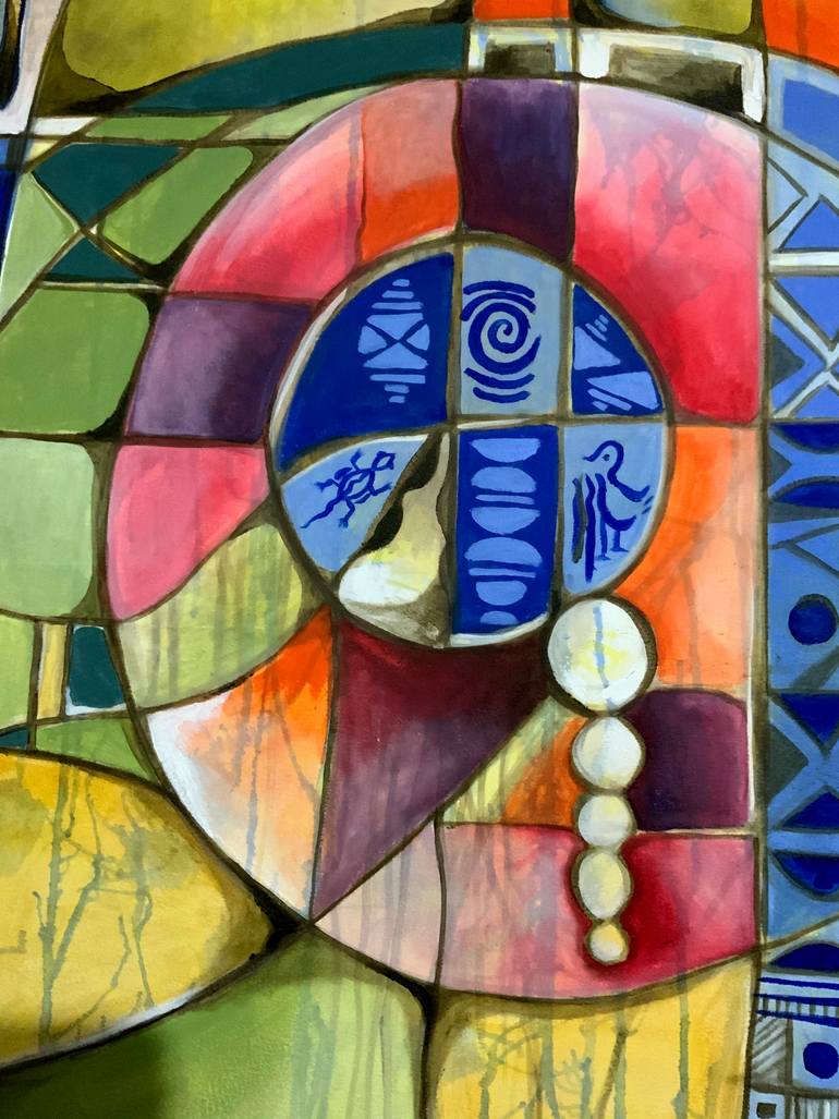 Original Abstract Painting by Peter Oye