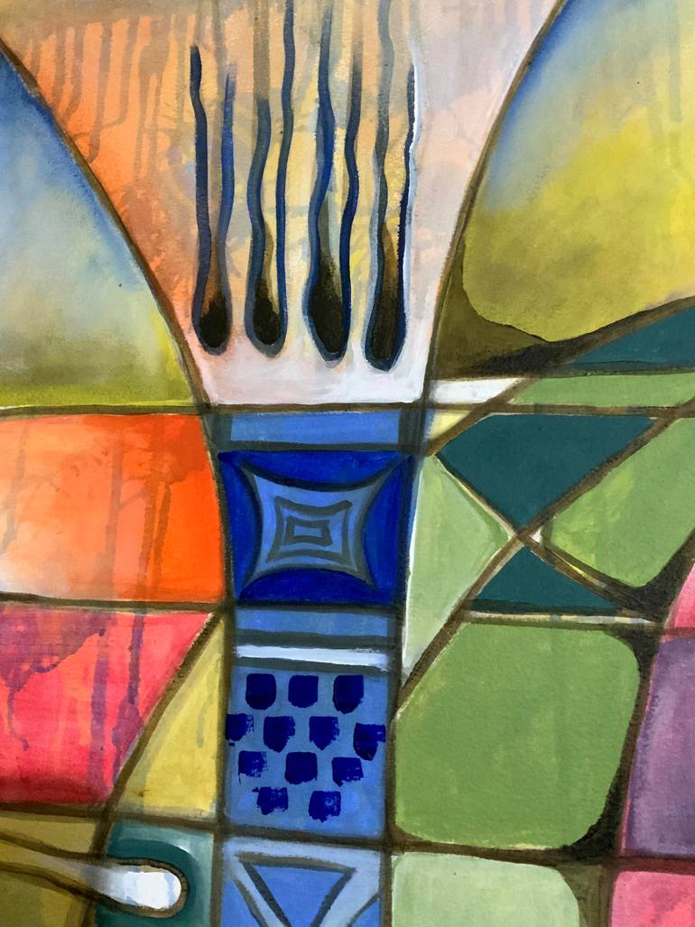 Original Abstract Painting by Peter Oye