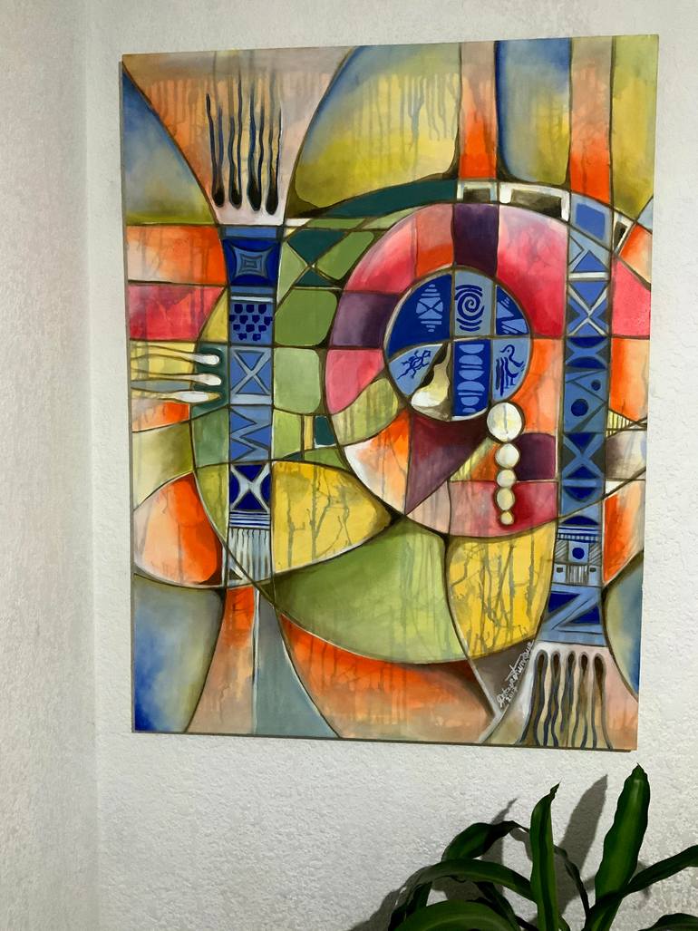 Original Abstract Painting by Peter Oye