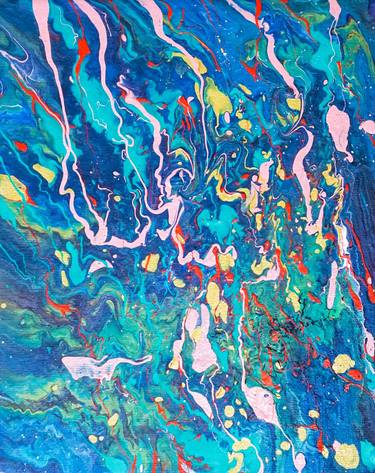 Print of Abstract Expressionism Abstract Paintings by Kimberly Gloria Choi