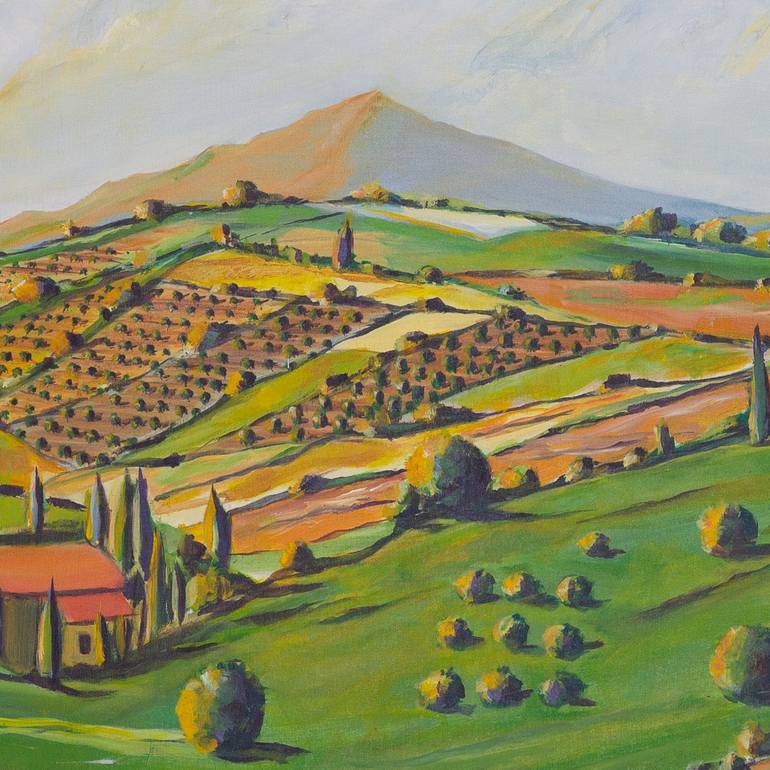 Original Figurative Landscape Painting by Georges Karam