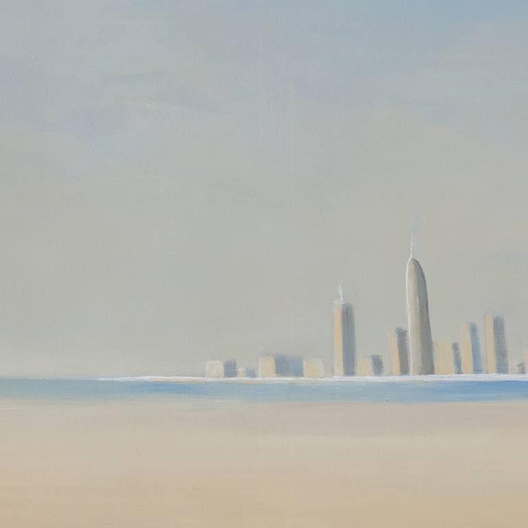 Original Beach Painting by Georges Karam
