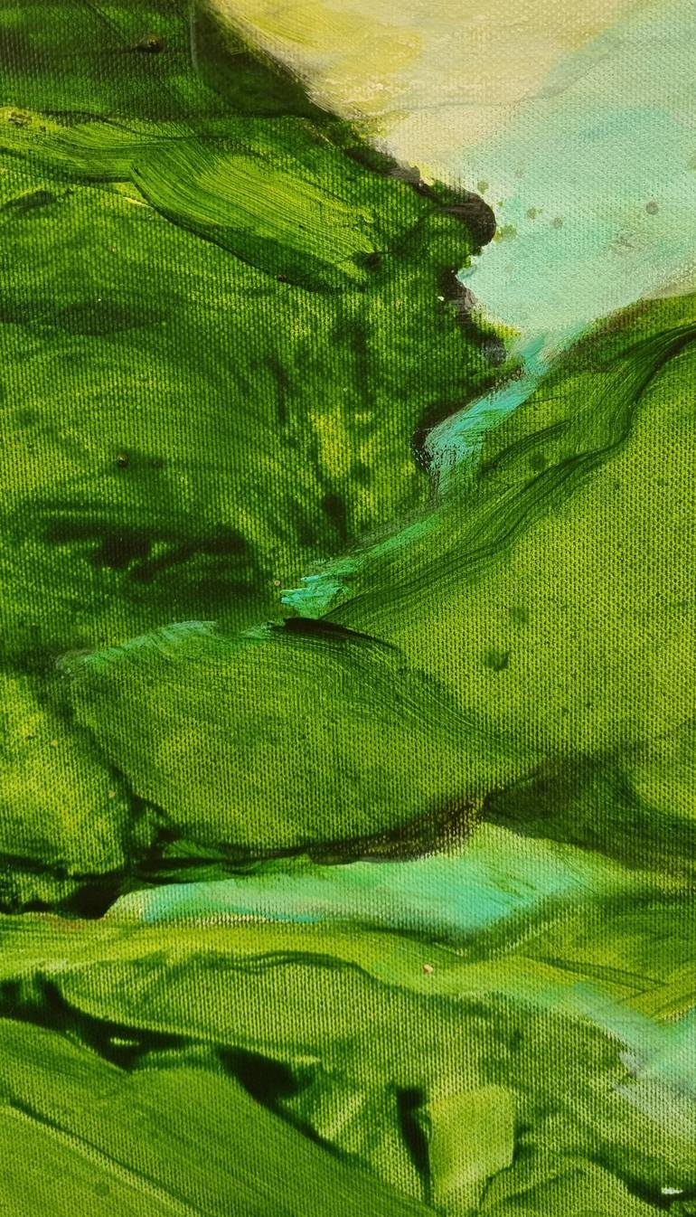 Original Abstract Landscape Painting by Bea Evers