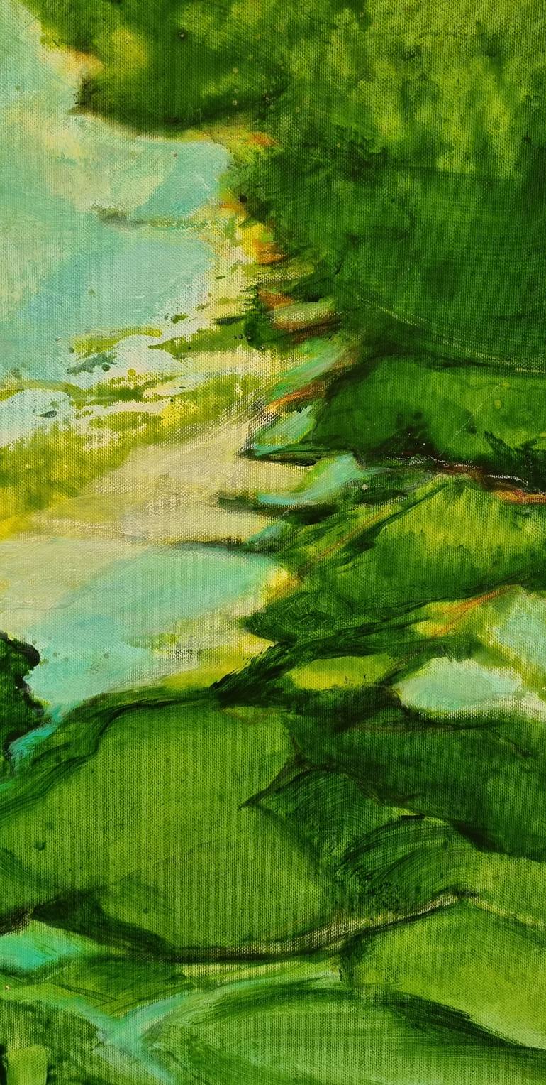 Original Abstract Landscape Painting by Bea Evers