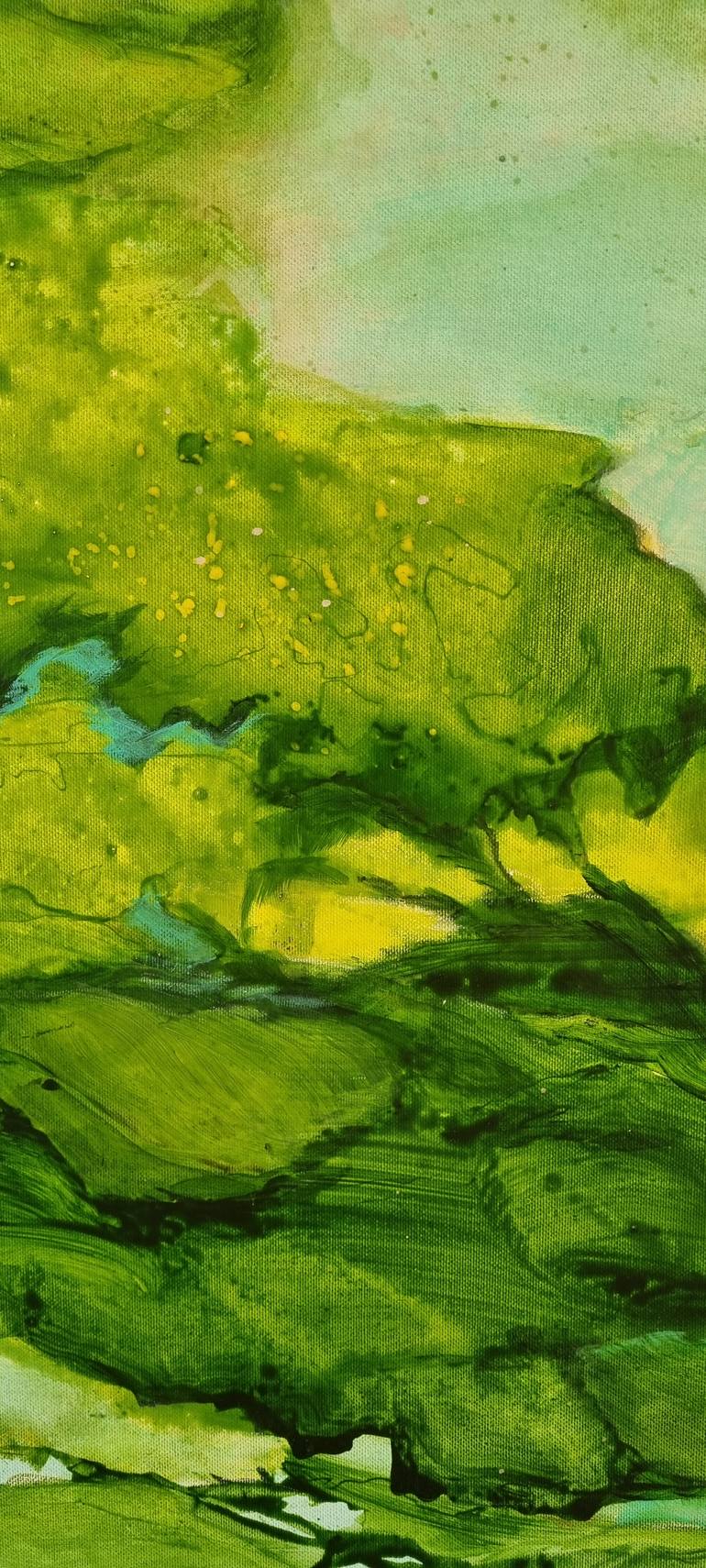 Original Abstract Landscape Painting by Bea Evers