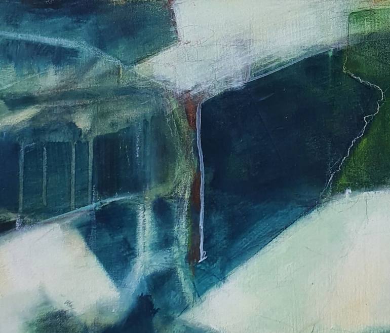 Original Abstract Landscape Painting by Bea Evers