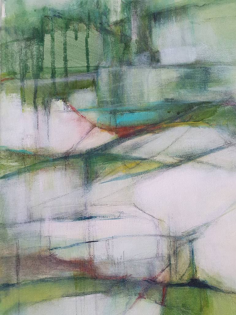 Original Abstract Landscape Painting by Bea Evers