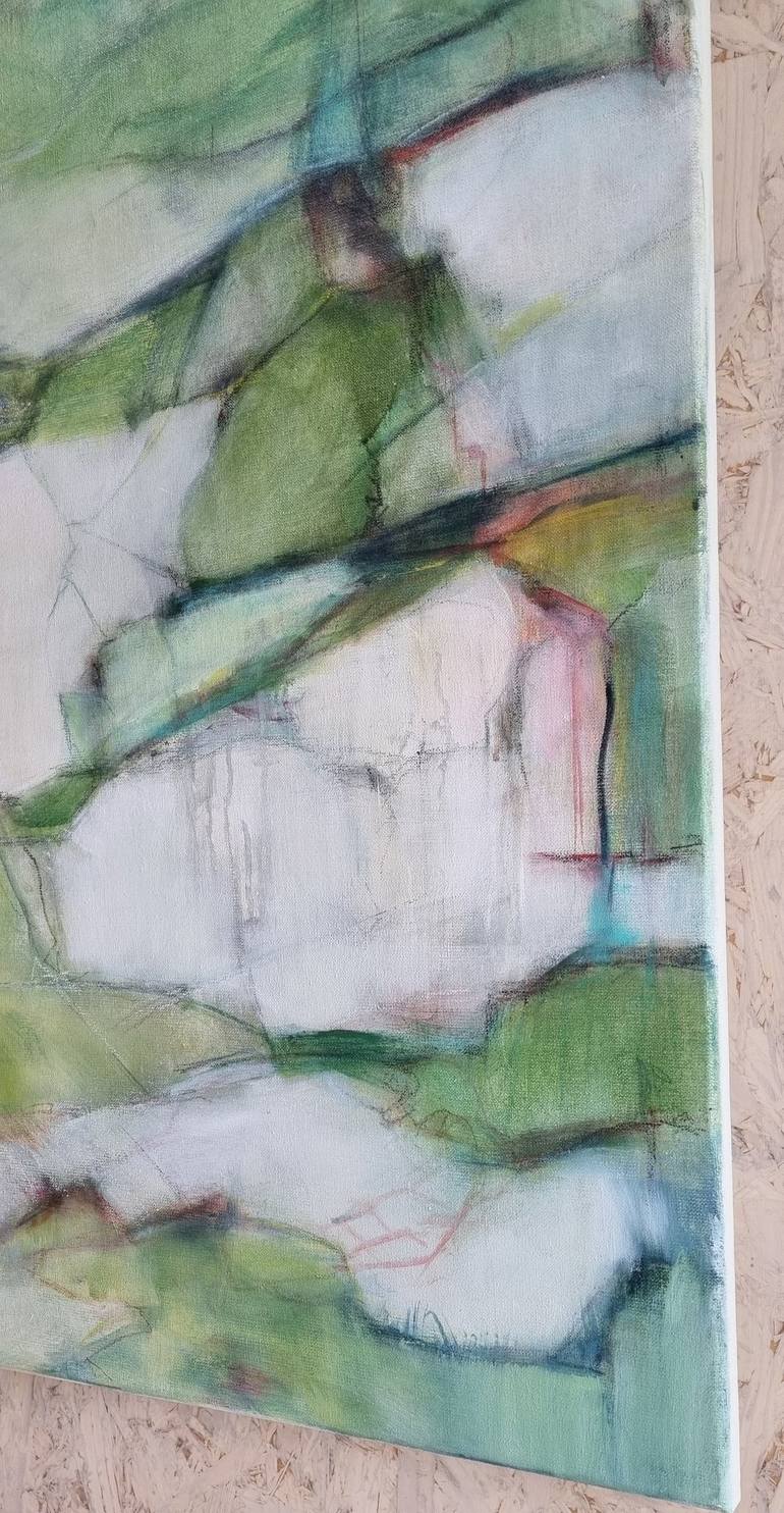 Original Abstract Landscape Painting by Bea Evers