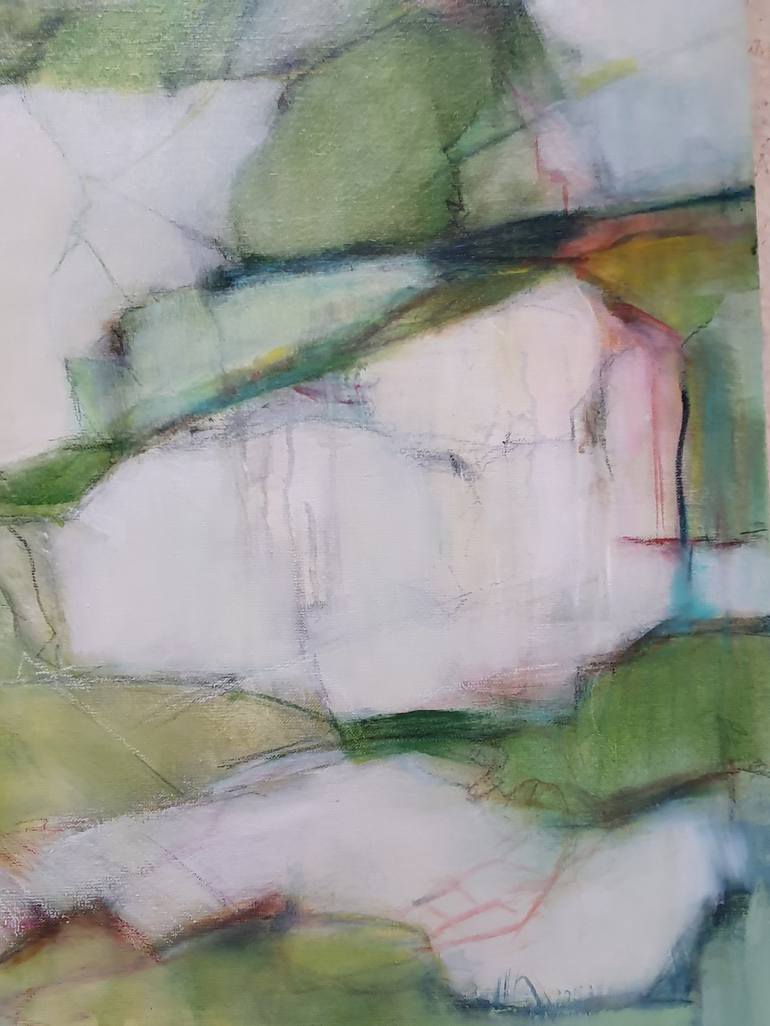 Original Abstract Landscape Painting by Bea Evers