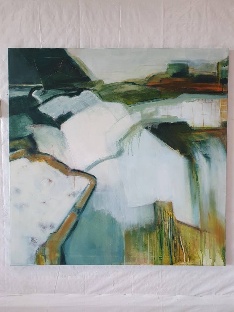 Original Expressionism Landscape Painting by Bea Evers