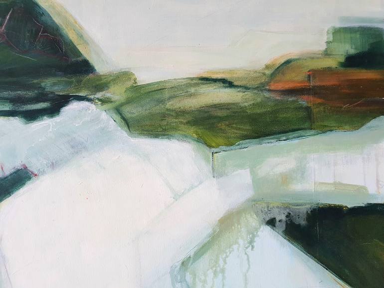 Original semi-abstract Landscape Painting by Bea Evers
