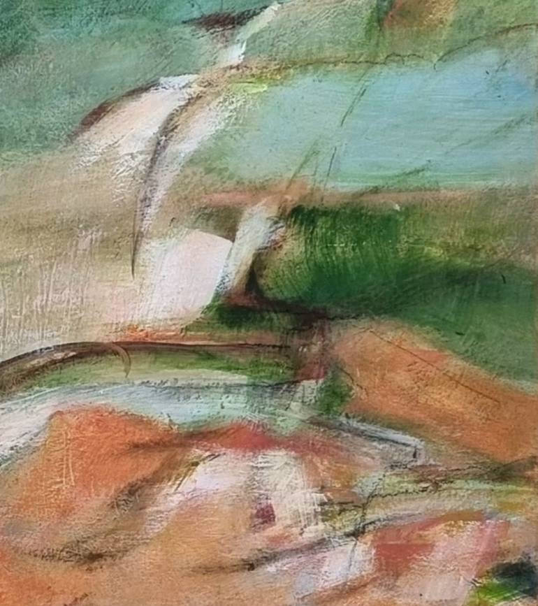 Original Abstract Landscape Painting by Bea Evers