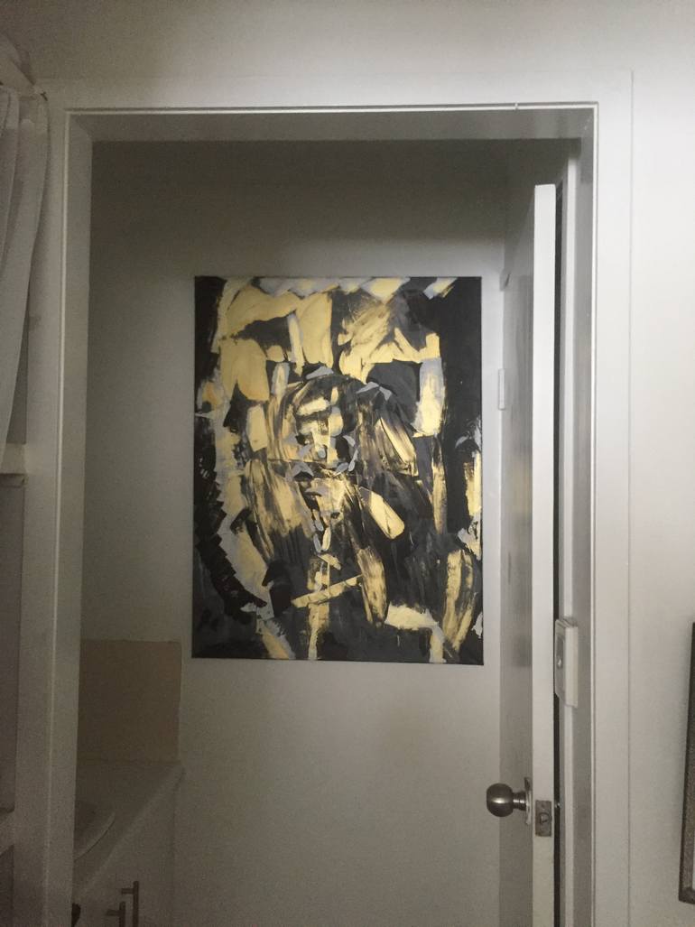 Original Abstract Expressionism Abstract Painting by David Starlyte