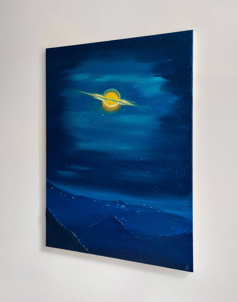 Original Abstract Landscape Painting by Irina Voloshchenko