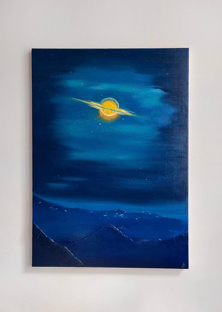 Original Abstract Landscape Painting by Irina Voloshchenko