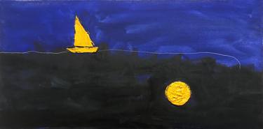 Print of Fine Art Sailboat Paintings by Daniel Runfola