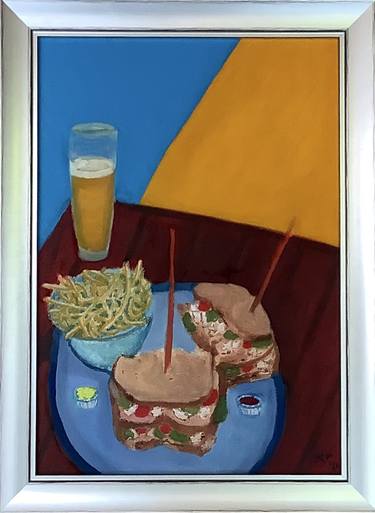 Original Figurative Food & Drink Paintings by Kim Raymond