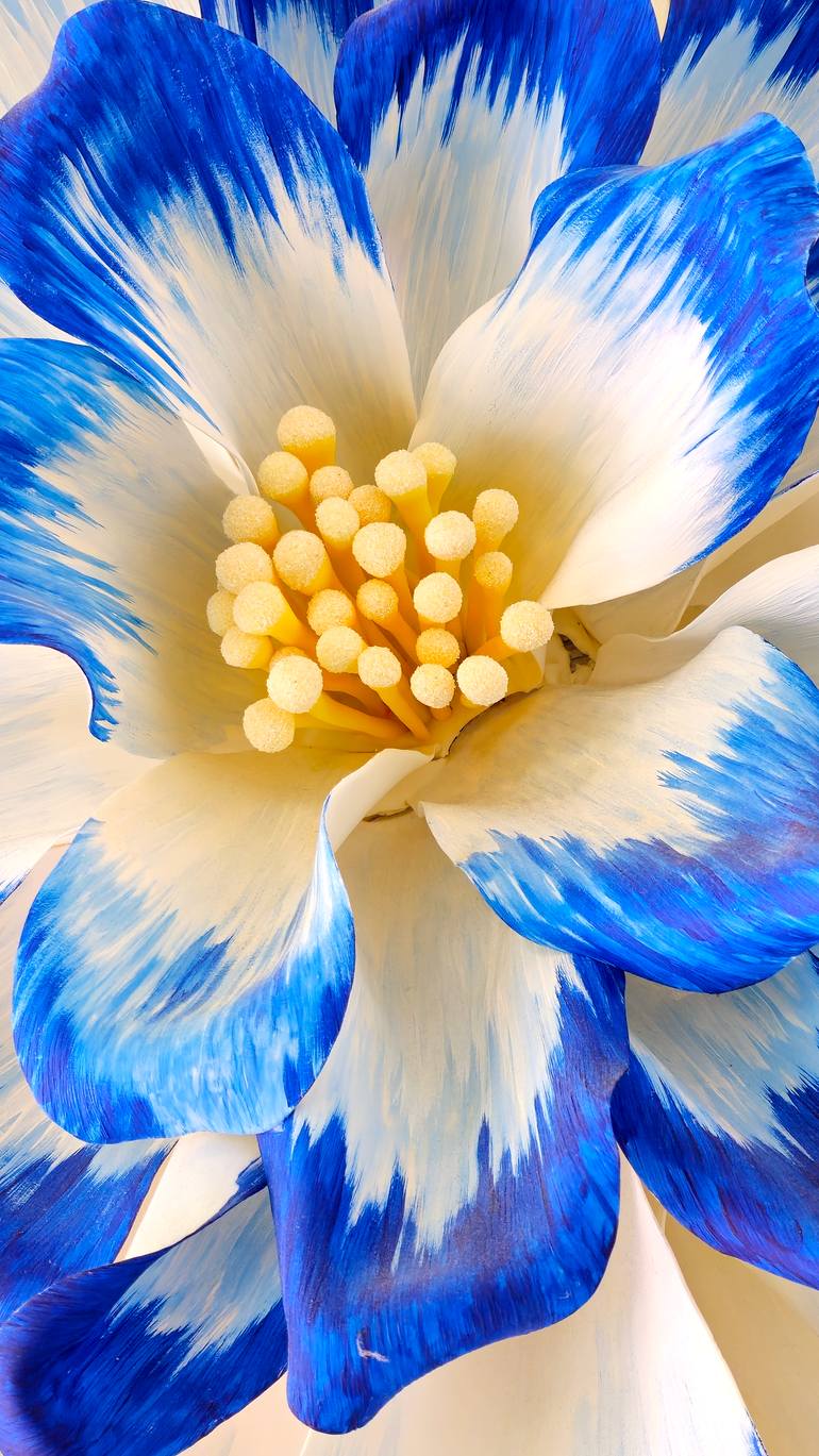 Original Realism Floral Sculpture by Ximena Rojas
