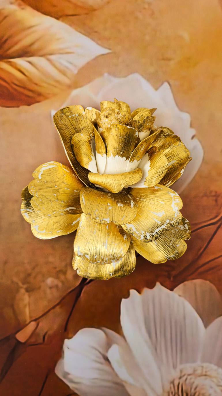 Original Realism Floral Mixed Media by Ximena Rojas