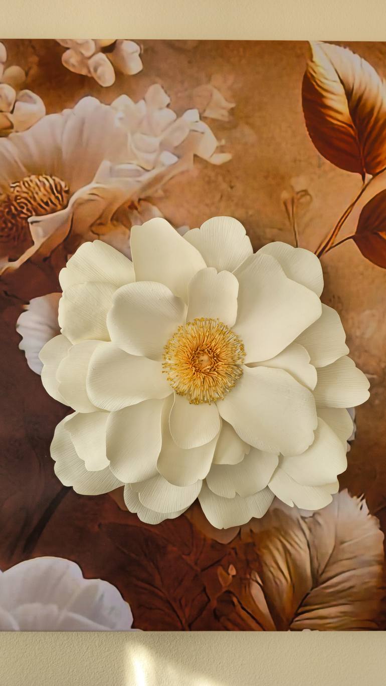 Original Realism Floral Mixed Media by Ximena Rojas