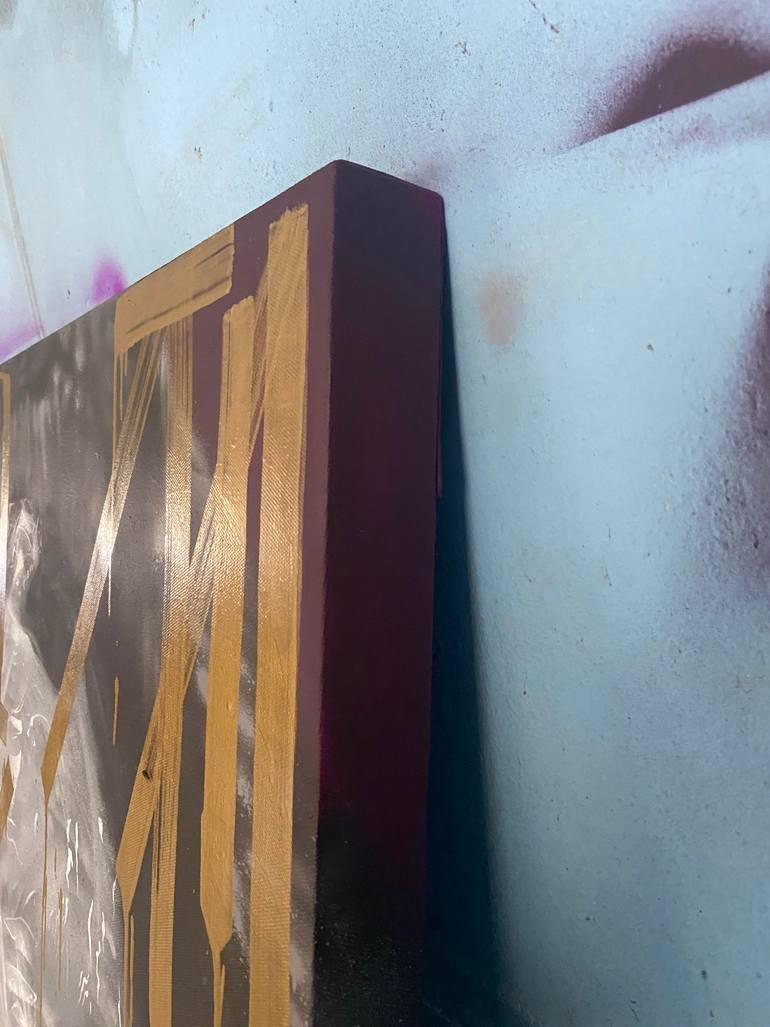 Original Figurative Graffiti Painting by Gnt Antiopresion