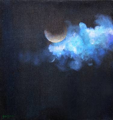 Print of Modern Outer Space Paintings by Dilrukshi Chandrika