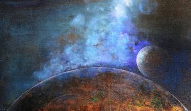 Print of Outer Space Paintings by Dilrukshi Chandrika