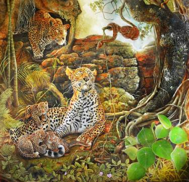 Print of Illustration Animal Paintings by Dilrukshi Chandrika