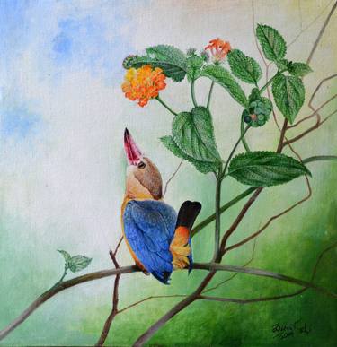 Print of Nature Paintings by Dilrukshi Chandrika