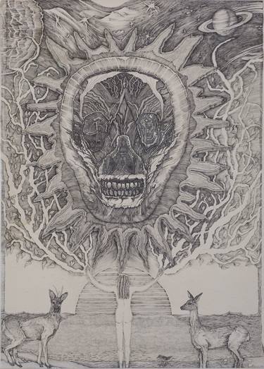 Original Mortality Drawings by valerie Abadie