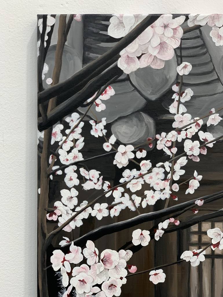 Original Figurative Floral Painting by Ahyoung Sohn