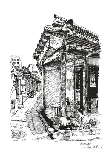 Original Architecture Drawings by Ahyoung Sohn