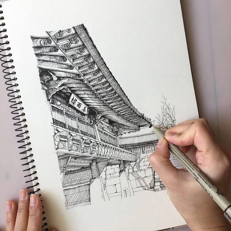 Original Architecture Drawing by Ahyoung Sohn