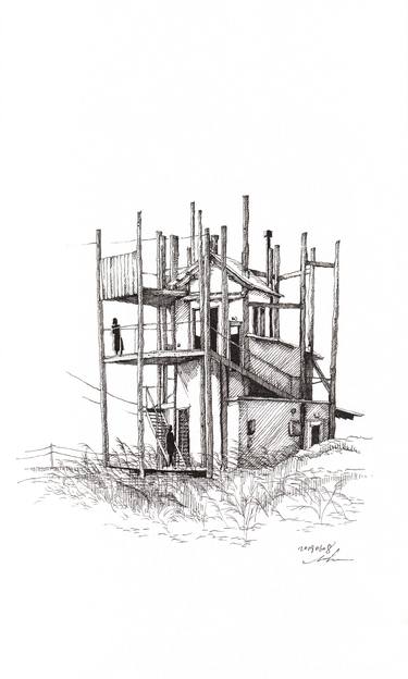 Print of Figurative Architecture Drawings by Ahyoung Sohn